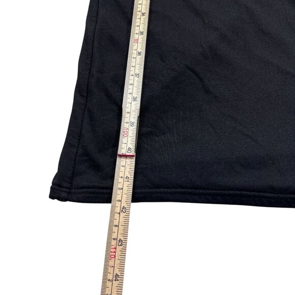 Poshdivah Black Sleeveless Midi Dress With Mock Neck & Side Slit  Size L - Picture 7 of 11